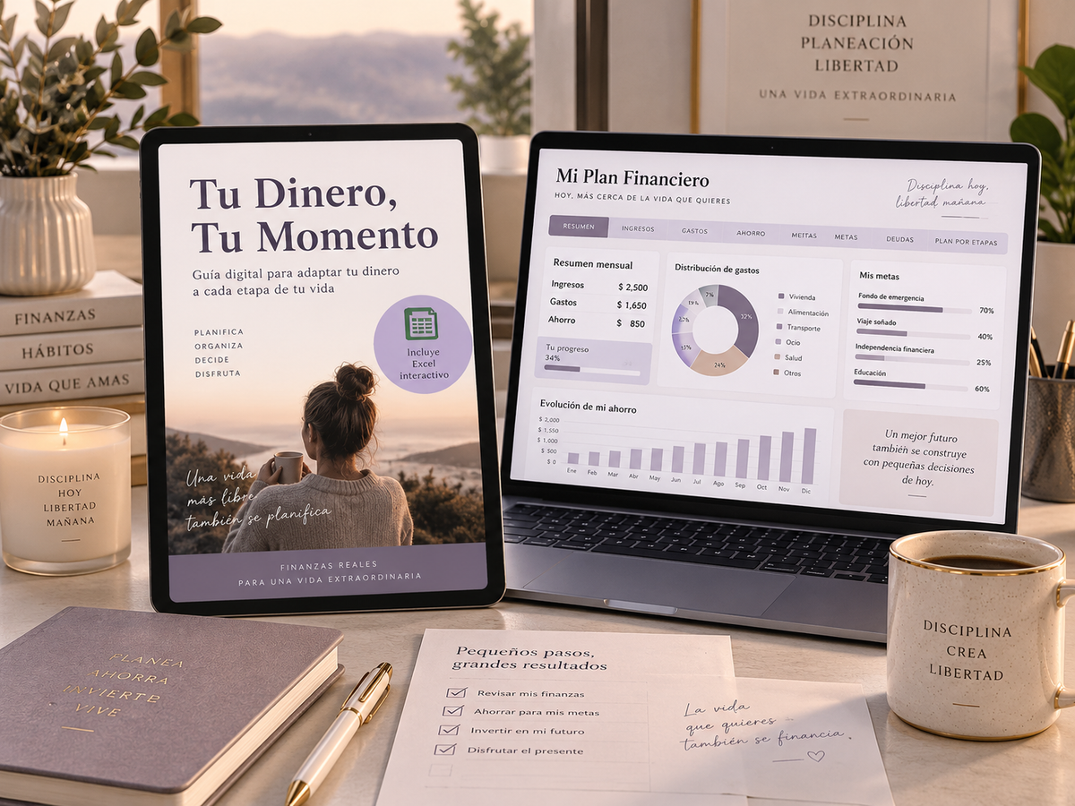 TU DINERO, TU MOMENTO + EXCEL INTERACTIVO